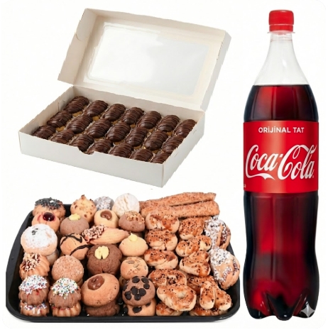 1 kg Ekler Pasta Öne Çıkan Menü pasta