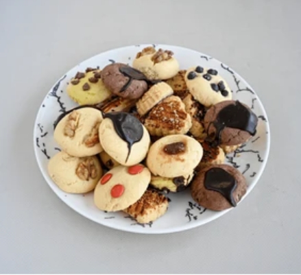 500 Gr Karışık Tatlı Kuru Pasta - Beş Çayının Asil Daveti pasta