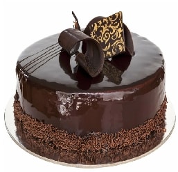 6-9 Kişilik Çikolatalı Yaş Pasta Şef İmzalı Sunum pasta