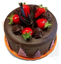 Doğum Gününe Özel 2-3 Kişilik Çikolatalı Yaş Pasta pasta