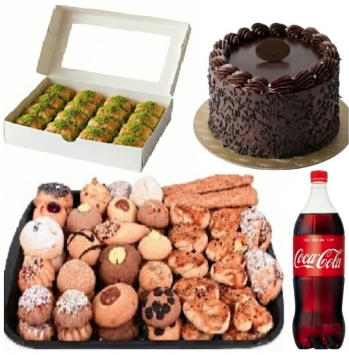 Eşsiz Sunum 4 Kişilik Yaş Pasta Menüsü pasta