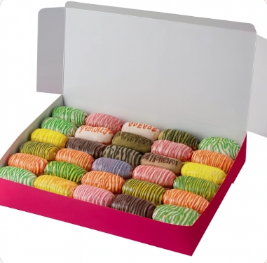 Karışık Ekler Pasta 2 Kg Özel Reçeteli Çikolatalı ve Meyveli 2000 gr Ekler pasta