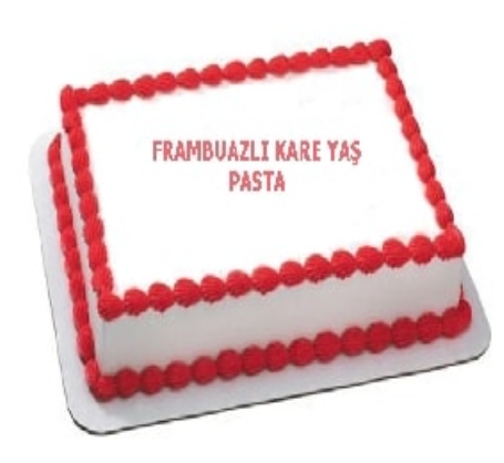 Uzman Pastacılar Tarafından 35 Kişilik Frambuazlı Yaş Pasta pasta